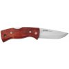 Helle HE-200654 Raud M vreckový bushcraft nôž 7 cm, Satin, červená, bukové drevo