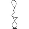Globo | Globo 67341SS - LED Stojacia lampa SWIRL LED/36W/230V čierna | GL8584