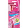 X-Epil disposable women's razor 2 blades 4 ks