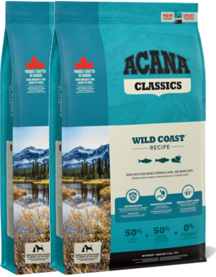 Acana Classics Wild Coast 2 x 17 kg