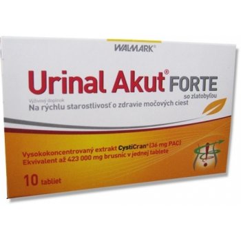 Walmark Urinal akut Forte so zlatobylobou 10 tabliet