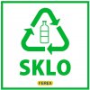 FEREX Nálepka SKLO na interiérový kôš