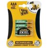 JCB RTU NiMH AAA/R03, 900mAh, přednabitá, blistr 4 ks JCB-HR31000RC-4B