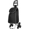 Nákupná taška na kolieskach 30L SPRINGOS CARRINA čierna