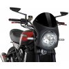 Plexi na motorku PUIG SEMI-FAIRING 9595N matná čierna čierna