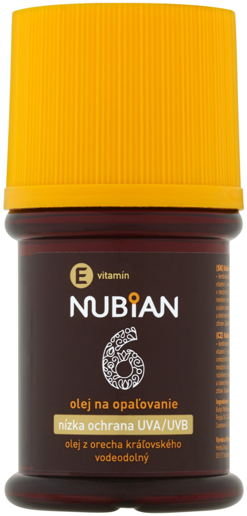 Nubian olej na opaľovanie SPF6 60 ml