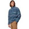 Columbia Pánska mikina Helvetia™ II Printed Half Snap Fleece modro zelená Farba: Everblue Knit Knot, Veľkosť: L