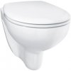 Závesné WC GROHE Bau Keramik bez splachovacieho kruhu vč. WC dosky 39351000