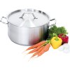Hrnec nízký s poklicí 8 l | STALGAST, 013282 inox