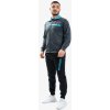 TUTA GIVOVA ONE FULL ZIP POLARFLEECE GRIGIO SCURO/TURCHESE Tg. XL
