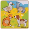 Bigjigs Toys Moje prvé vkladacie puzzle - Domáce zvieratká