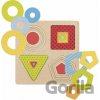 Vícevrstvá vkládačka: Geometrické tvary 4v1 - Goki