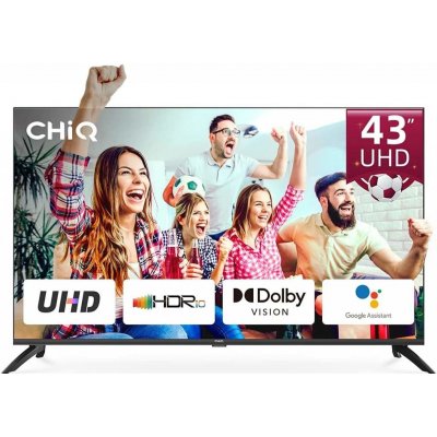 CHiQ U43G7LX TV 43", UHD, smart, Android, Dolby Vision, Frameless U43G7LX