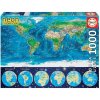 Educa 16760 NEON Series Neon World map 1000 dielov