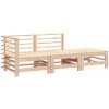 VidaXL 3-dielna záhradná sedacia súprava, masívne borovicové drevo