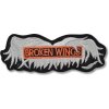Moto nášivka Broken Wings 10 cm x 3 cm