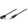 PremiumCord Kabel Jack 3.5mm - 3, 5mm konektor 90° M/ M 0, 5m kjackmm05-90