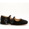 ALMA EN PENA Balerínky/Babies I250100 Suede Čierna