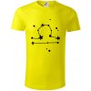 Súhvezdie - Libra - Váhy - Tričko z organickej bavlny - XL ( Citrónová )