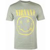 Rock Off tričko metal Nirvana Yellow Happy Face čierna
