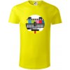 No signal televízny obrazec - Tričko z organickej bavlny - 3XL ( Citrónová )