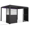 Gutroof nastaviteľný žalúziový panel pre pergolu Premium 4 m anthracite