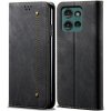 VSETKONAMOBIL 136453 DENIM Peňaženkový kryt pre Motorola Edge 60 Neo / 50 Neo / ThinkPhone 25 čierny