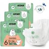 Moomin Baby 6 Maxi 12–24 kg (102 ks), mesačné balenie eko plienok