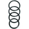 Sportsheets O-Rings Set 4 Assorted Sizes Black