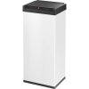 Hailo Bix-Box Swing XL 8602310 odpadkový kôš, 52 l, ocelový plech, (d x š x v) 340 x 339 x 763 mm, biela, čierna, so samozatváracím vekom, 1 ks; 8602310