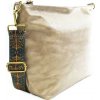 Béžová dámska jednoduchá crossbody kabelka Amaya
