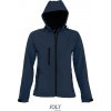 SOL´S REPLAY / Dámska 3-vrstvová softshellová bunda s kapucňou - french navy M
