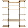 AR Shelving Písací stôl s regálom Deco (185 x 151 x 35/52,5 cm) (100396553)