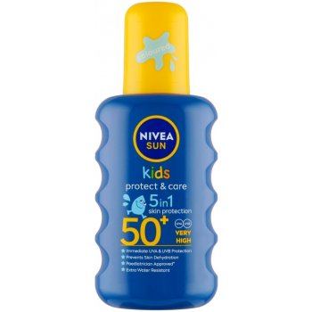 Nivea Sun Kids Caring spray barevný SPF50+ 200 ml