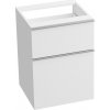 Lavita DALLAS bočná skrinka 50 cm, biela, 50 x 46 x 70 cm, 5900378357407