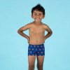 NABAIJI Detské boxerkové plavky modré