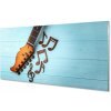 Sklenený obklad do kuchyne gitara poznámky 100x50 cm