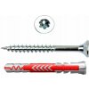 Hmoždinky fischer 6 x 50 mm univerzálne + skrutky TORX T25 4,5 x 60 mm 50 ks