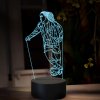 Beling 3D lampa,Ronaldinho, 7 farebná TZ22