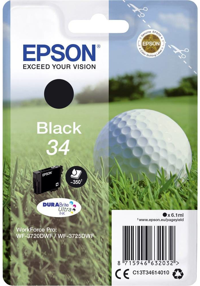 Epson 34 Black - originálny