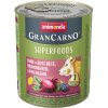 Animonda GranCarno Superfoods Hovädzie + červená repa, černice a púpava 800g
