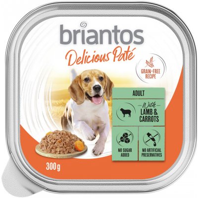 Briantos Delicious Paté jahňacie a mrkva 9 x 300 g