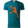 Basketball player splash - Tričko z organickej bavlny - 2XL ( Petrolejová )