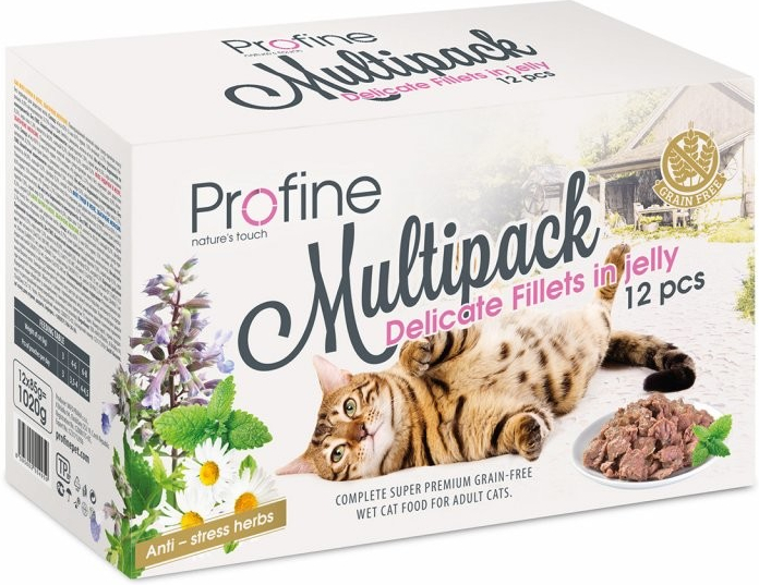 Profine Cat pouch fillet in jelly 12 x 85 g
