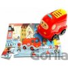 TOP BRIGHT s hračkou Hasičské auto 24 dielov
