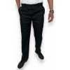 Pánske spoločenské nohavice čiernej farby čierná 54