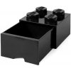 LEGO® úložný box s šuplíkem 25 x 25 x 18 cm černá