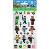 Samolepky Minecraft trblietavé 25 kusov