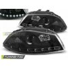 Tuning-tec PREDNÉ SVETLOMETY DAYLIGHT BLACK pasujú na SEAT IBIZA 6L 04.02-08