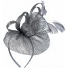 Fascinátor - tmavošedý